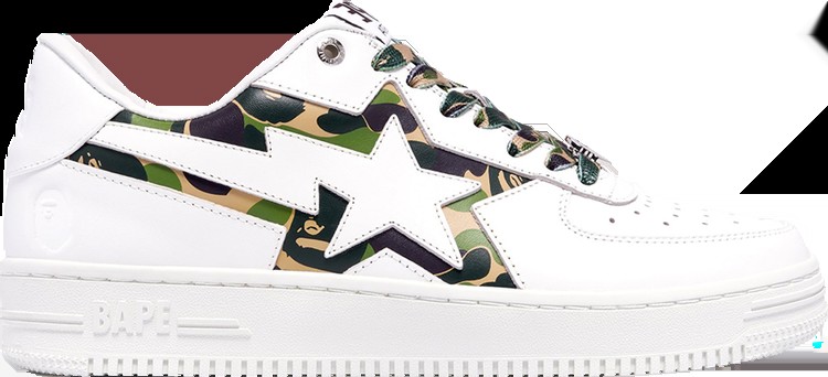 Кроссовки Bapesta 'Icon ABC Camo - Green', зеленый