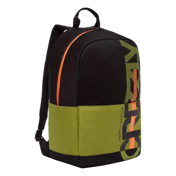 Рюкзак Grizzly RQ-210-1 черный/оливковый