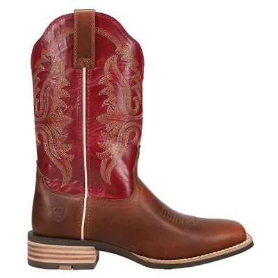 Женские коричневые повседневные ботинки Ariat Olena Square Toe Cowboy 10044441