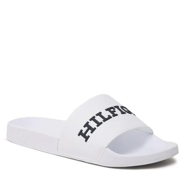 Шлепанцы Tommy Hilfiger Print Hilfiger, белый