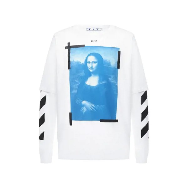 Хлопковый лонгслив Off-White