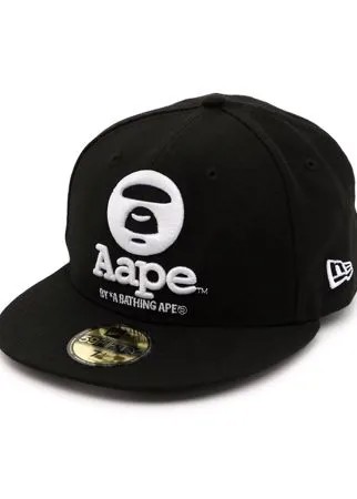 AAPE BY *A BATHING APE® бейсболка с вышитым логотипом