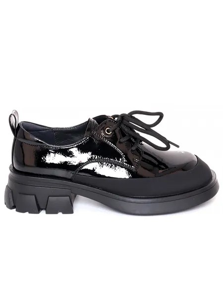 Туфли Bonavi женские демисезонные, размер 36, цвет черный, артикул 32W7-2-051