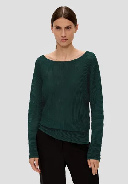 Вязаный свитер MIX s.Oliver BLACK LABEL, цвет tannengrün