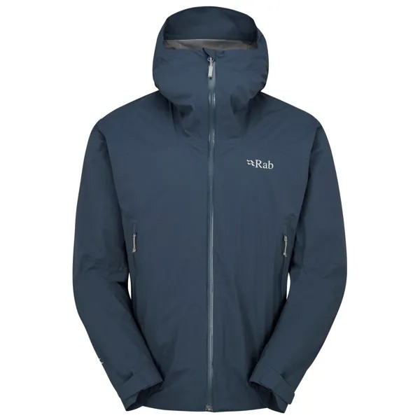Дождевик Rab Downpour Light, цвет Tempest Blue