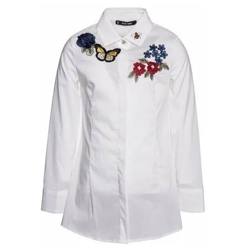 Блуза MONNALISA, размер 10 лет, белый