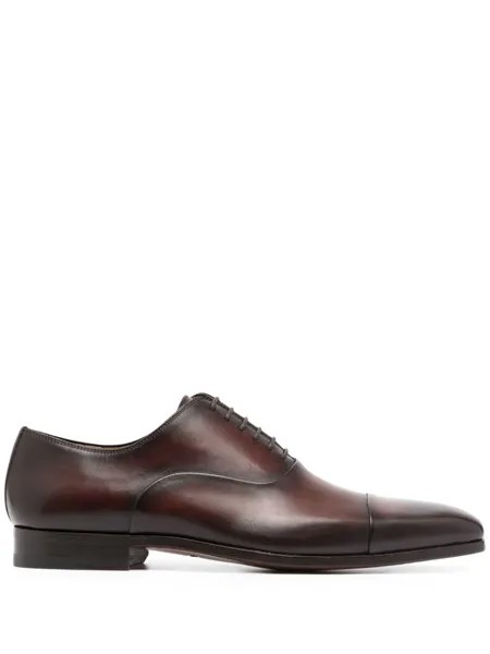 Magnanni оксфорды Caoba с эффектом потертости, коричневый