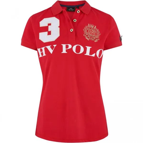 Рубашка-поло женская HVPFavouritas EQ красная HV POLO, цвет rot