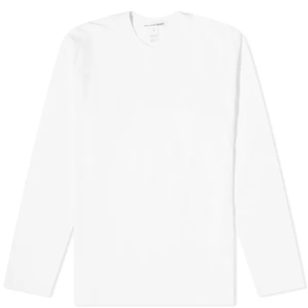 Comme des Garçons Shirt Футболка Forever с длинными рукавами, белый