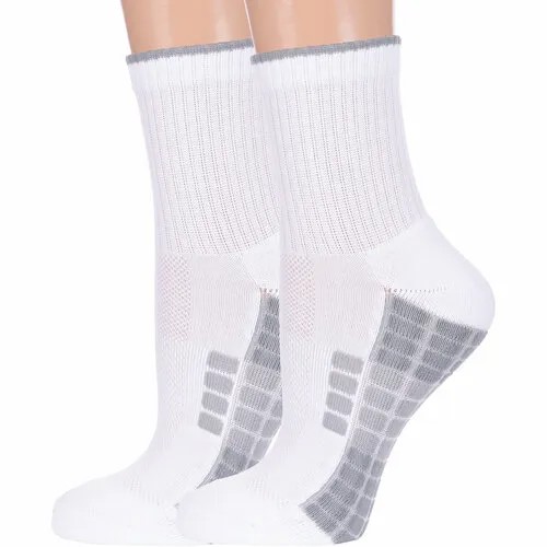 Носки PARA socks, 2 пары, размер 23, белый