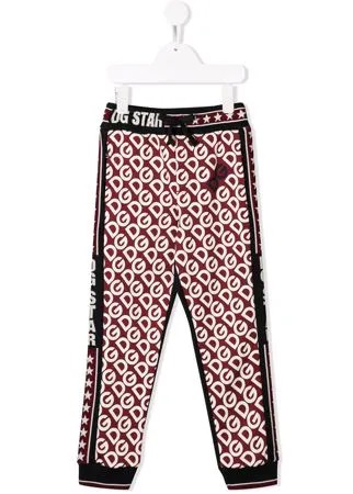 Dolce & Gabbana Kids спортивные брюки DG Star с логотипом