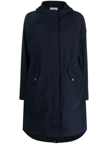 Woolrich парка Summer с капюшоном, синий