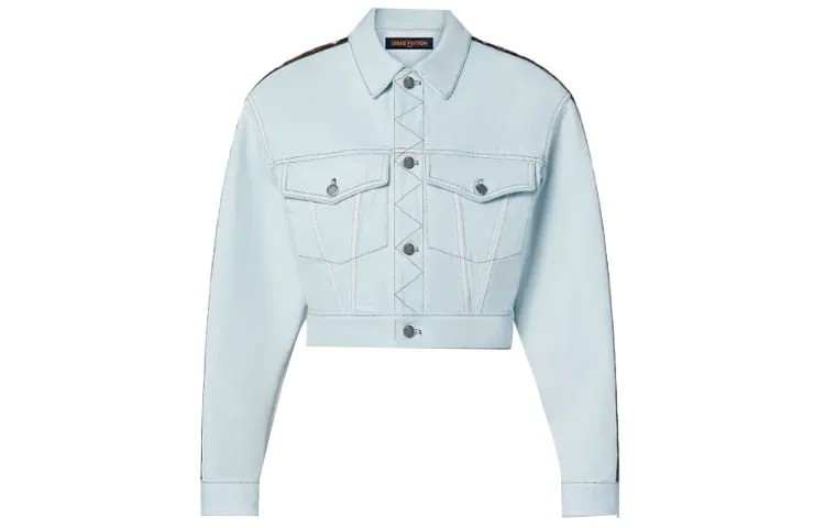 LOUIS VUITTON Женская джинсовая куртка, цвет Blue