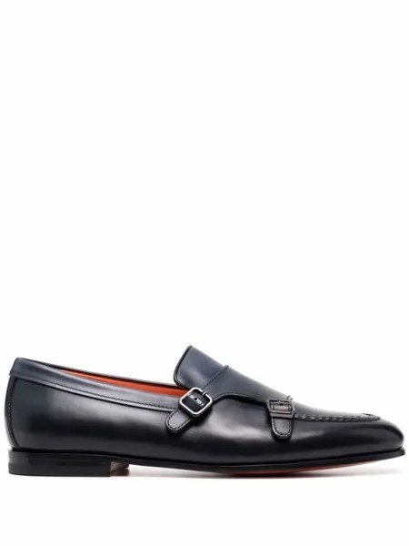 Santoni туфли монки, черный