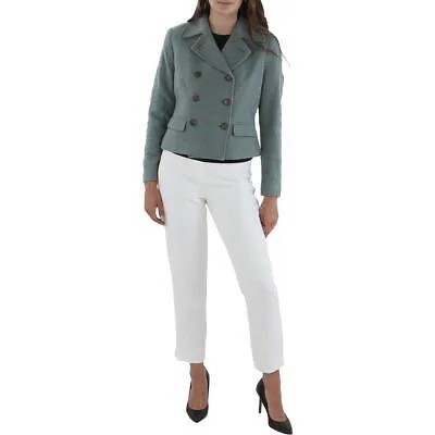 Женская шерстяная куртка миди на зеленой подкладке Lauren Ralph Lauren 2 BHFO 2270