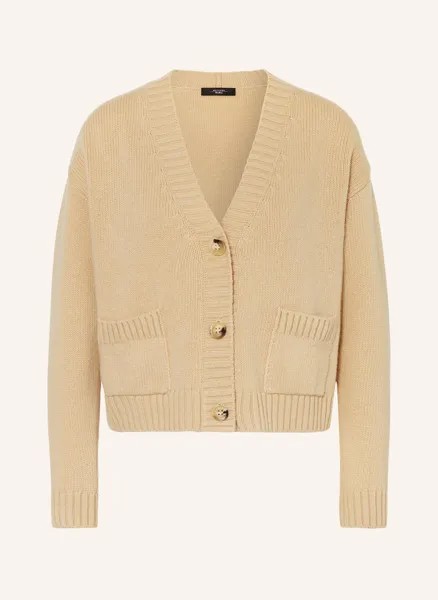 Кардиган арад Weekend Max Mara, бежевый