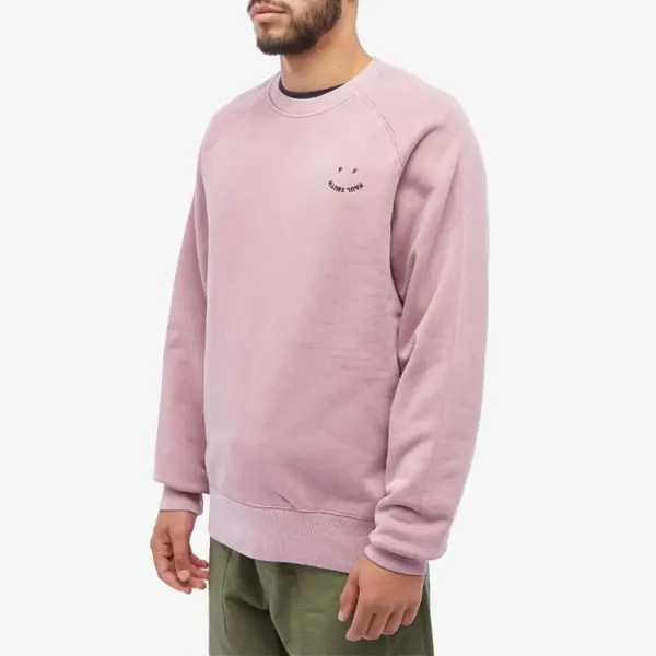 Paul Smith Толстовка Happy Crew, фиолетовый
