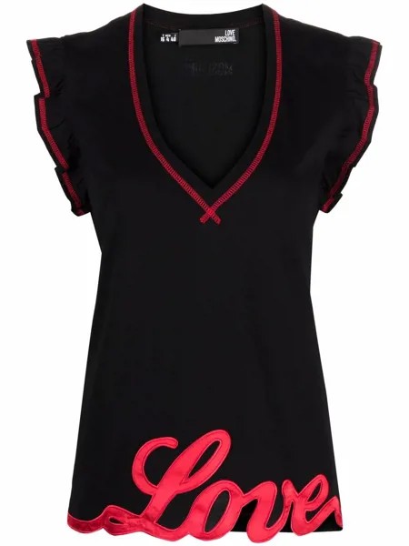 Love Moschino топ без рукавов