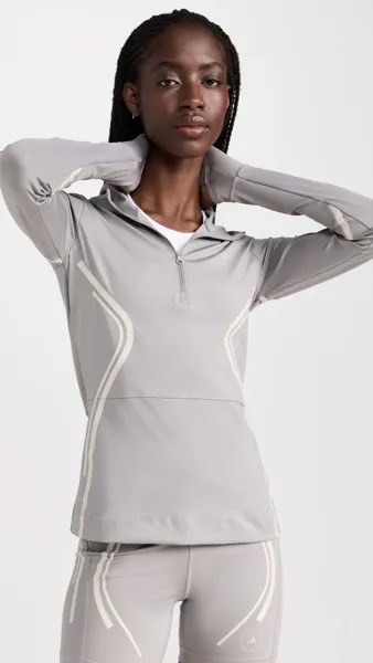 Худи adidas by Stella McCartney True Pace Long Sleeve, серый