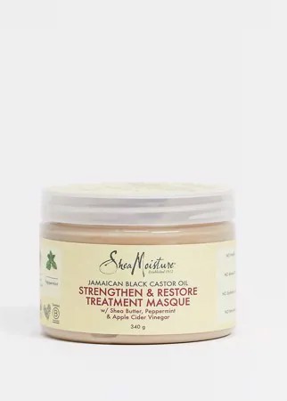 Укрепляющая маска для волос с черным касторовым маслом Shea Moisture-Бесцветный