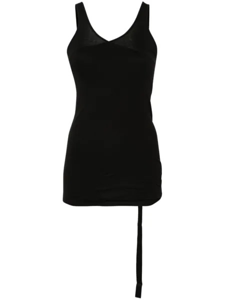 Rick Owens DRKSHDW топ Double Ziggy, черный