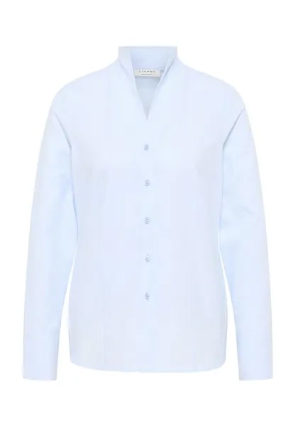 Жаккардовая блузка REGULAR FIT ETERNA, светло-синий