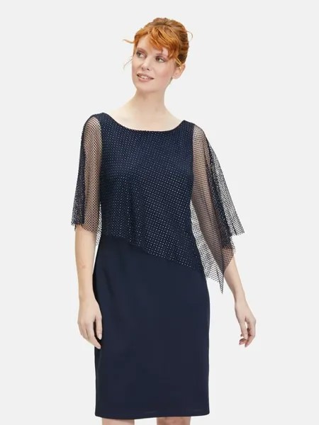 Коктейльное платье Vera Mont, синий