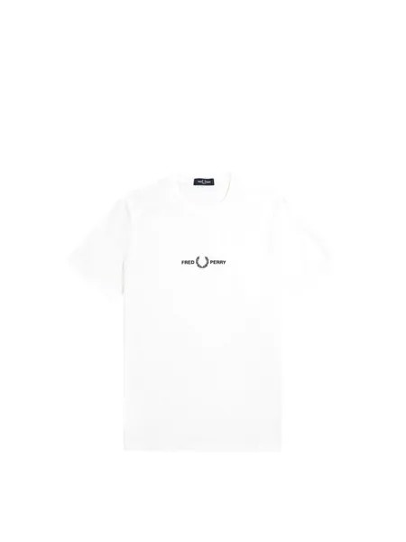 Футболка стандартного кроя Fred Perry, белый