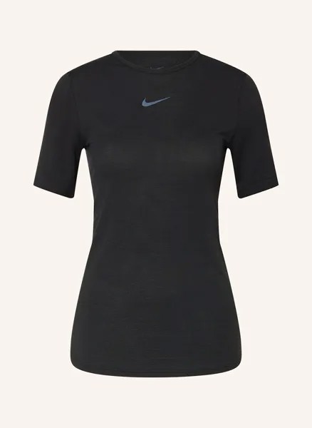 Рубашка для бега swift wool Nike, черный