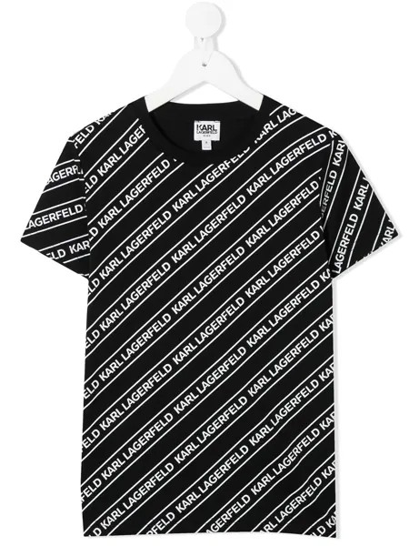 Karl Lagerfeld Kids футболка с логотипом