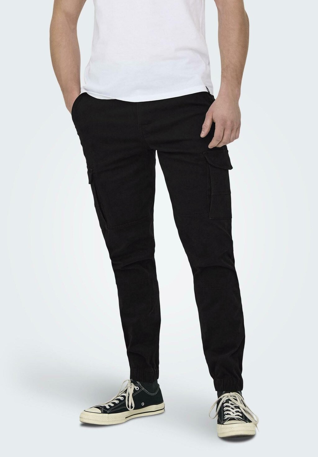 Брюки карго CARTER LIFE CUFF NOOS Only & Sons, черный