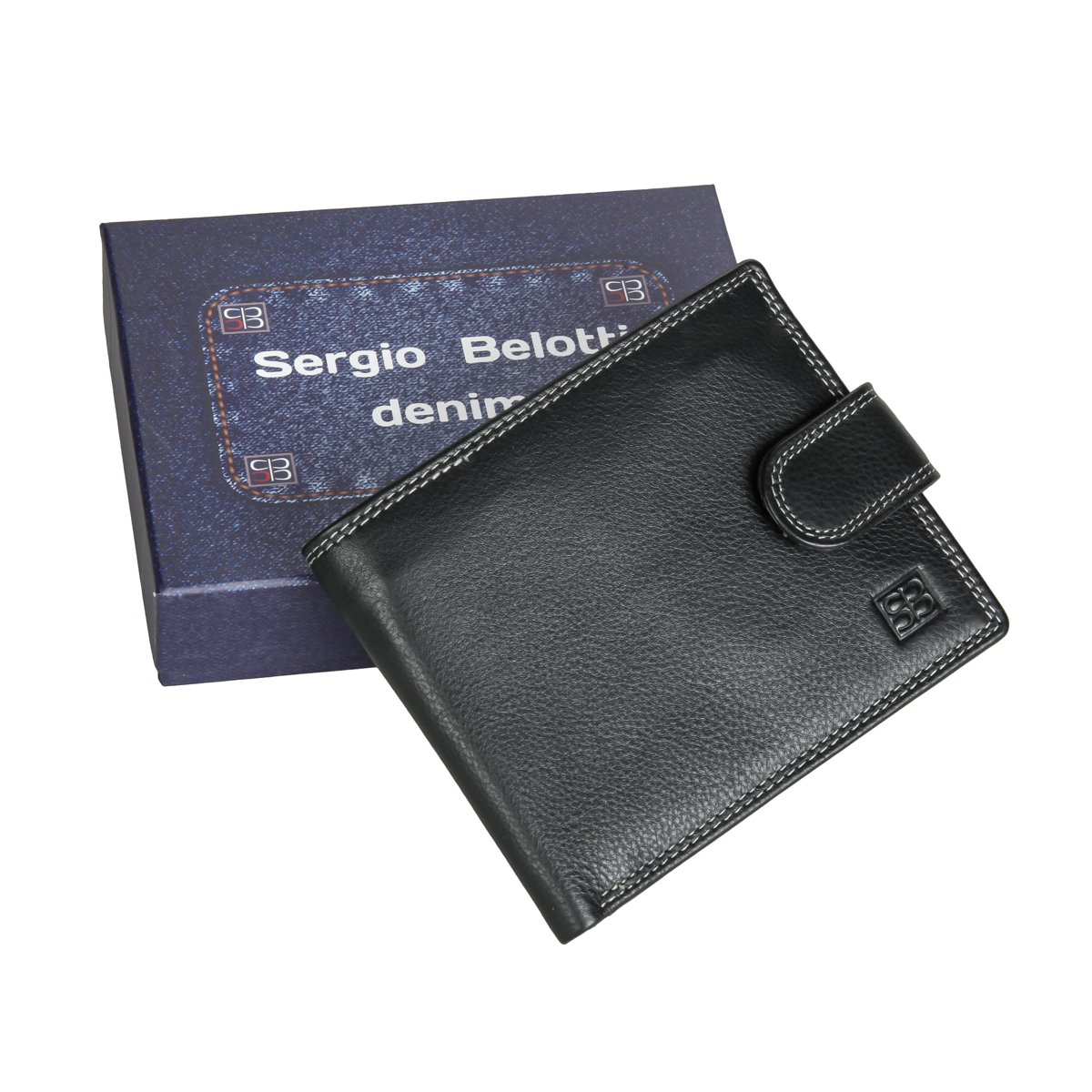 Портмоне мужское Sergio Belotti 2330-03 denim black