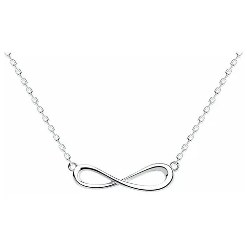 Колье Diamant, серебро, 925 проба, родирование, длина 43 см.