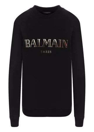 Хлопковый пуловер Balmain