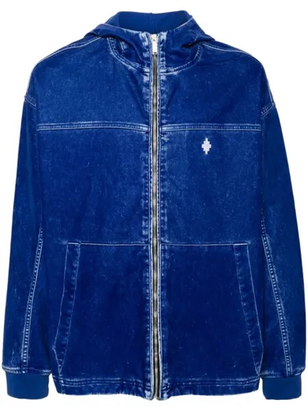 Marcelo Burlon County of Milan куртка Cross Velour, синий