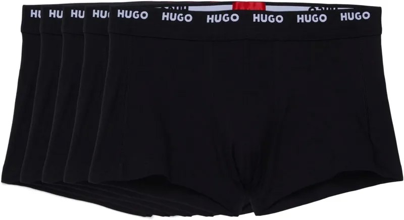 Трусы HUGO Trunks 5-Pack BOSS, черный