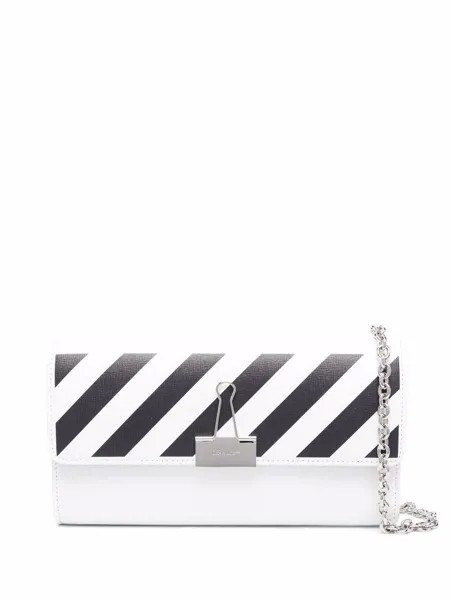 Off-White кошелек Binder с цепочкой