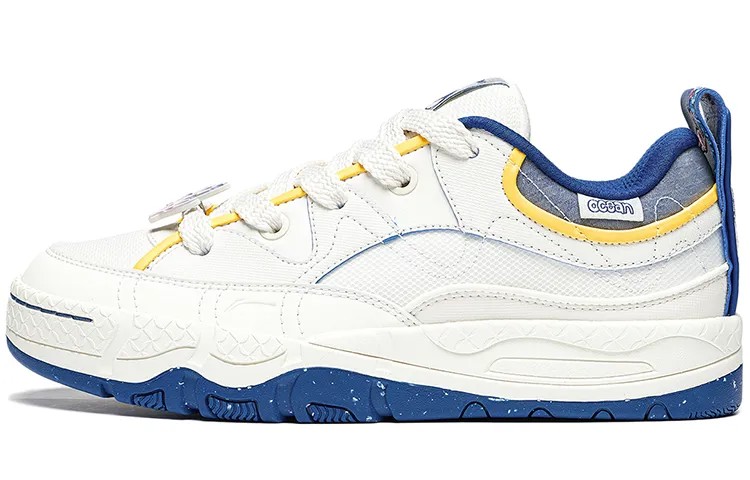 LINING Reputation 3 Lifestyle Shoes Men Low-top White/Royal Blue
