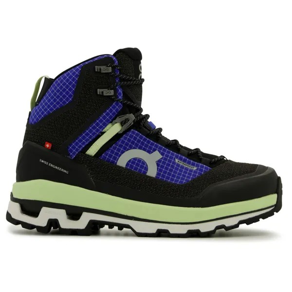 Ботинки для прогулки On Women's Cloudalpine Waterproof, цвет Cobalt/Limelight