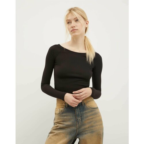 Лонгслив Gloria Jeans, размер XS (38-40), черный