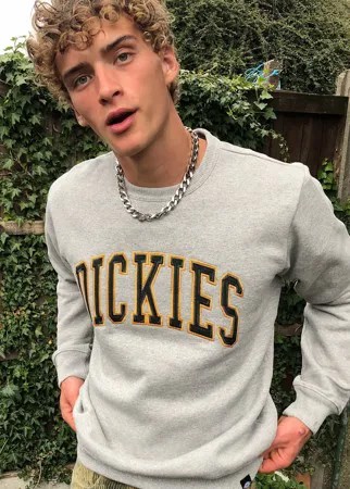 Серый меланжевый свитшот Dickies