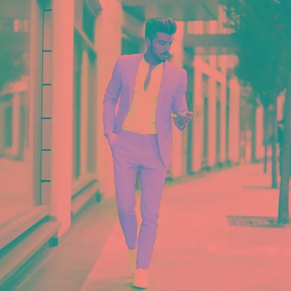 2022 Повседневный Модный Роскошный деловой мужской костюм для свадебной вечеринки смокинги приталенные пиковые лацканы розовые костюмы для мужчин (пиджак + брюки)