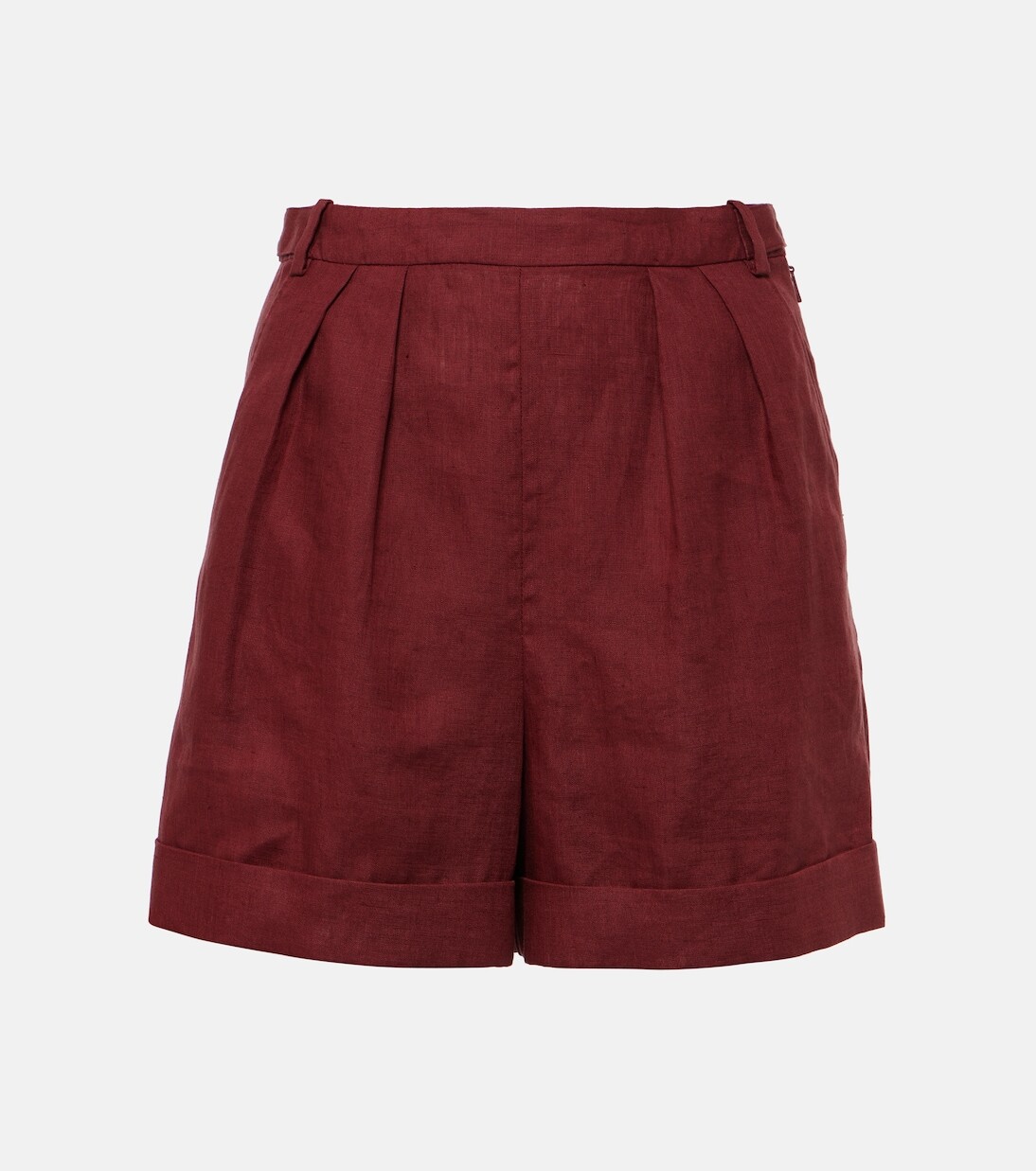 Льняные шорты Loro Piana, коричневый