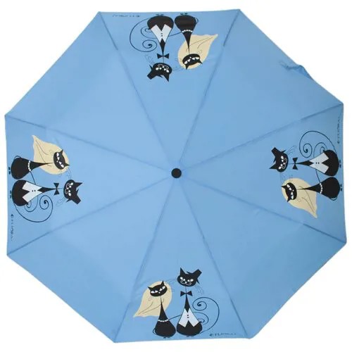 Автоматический зонт с эффектным рисунком на куполе Flioraj 160401 FJ