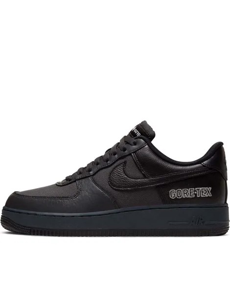 Кроссовки антрацитового цвета Nike Air Force 1 Gore-Tex-Серый