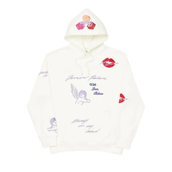 Толстовка Palace Love Letter Hood 'White', белый