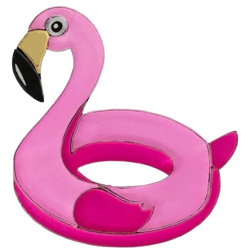 Флами/Flami,brooch,pink