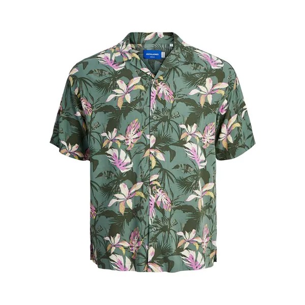 Рубашка с коротким рукавом Jack & Jones Luke Tampa Aop, Разноцветный