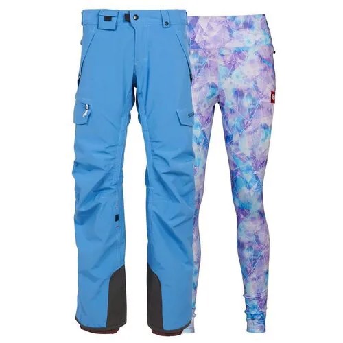 Штаны 686 Wms Smarty 3-In-1 Cargo Pant 2020 WASHED INDIGO