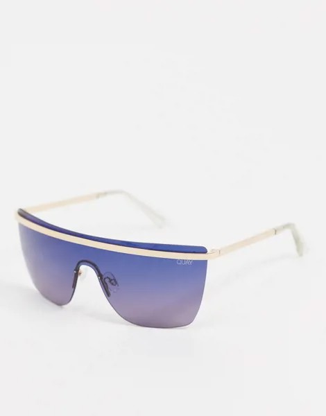 Солнцезащитные очки с сине-фиолетовыми стеклами Quay Australia-Мульти